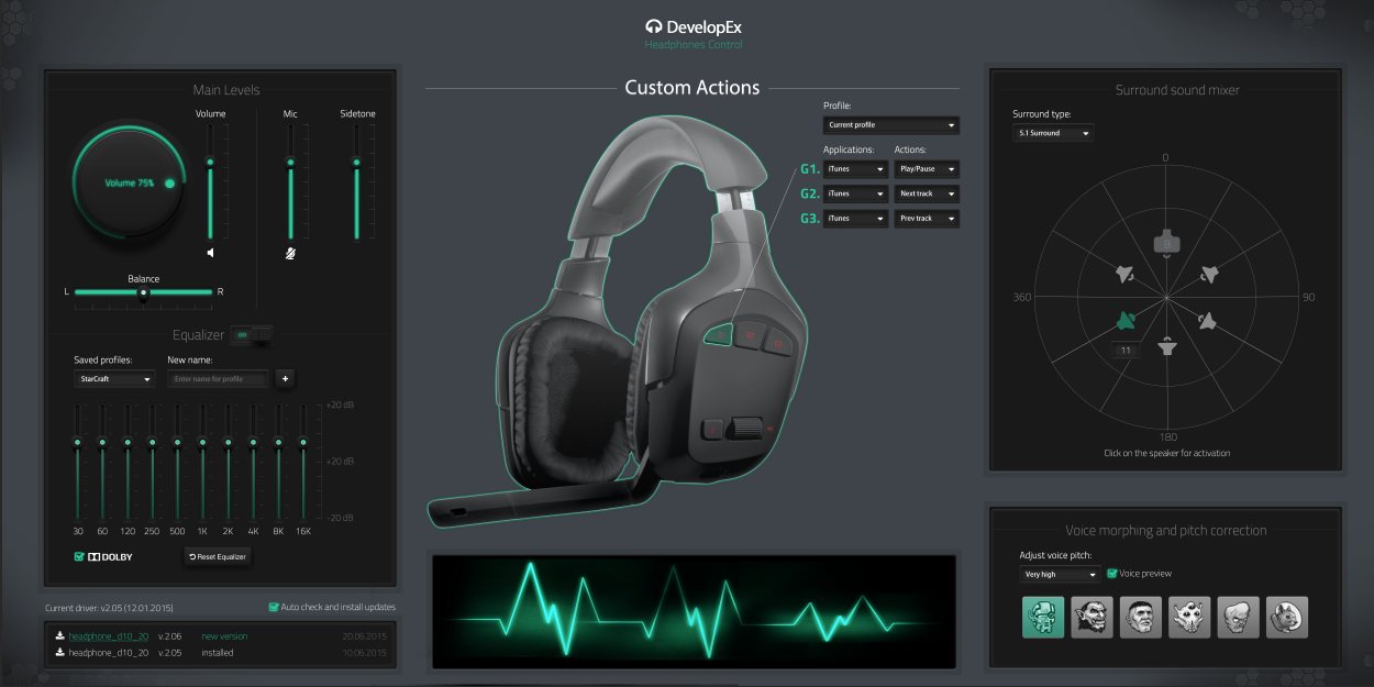 Headphone hardware UX framework